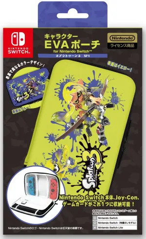 アイレックス 【任天堂ライセンス商品】 SWITCH/SWITCH有機ELモデル用キャラクターEVAポーチ for ニンテンドーSWITCH『スプラトゥーン3(SP1)』 - Switch