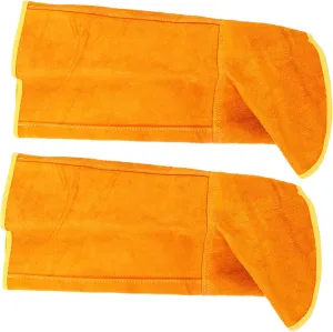1Pair Welder Boot Covers Protective Shoe Legs Covers for Men Breathable Lightweight Welding Boot Protectors for Welding Work