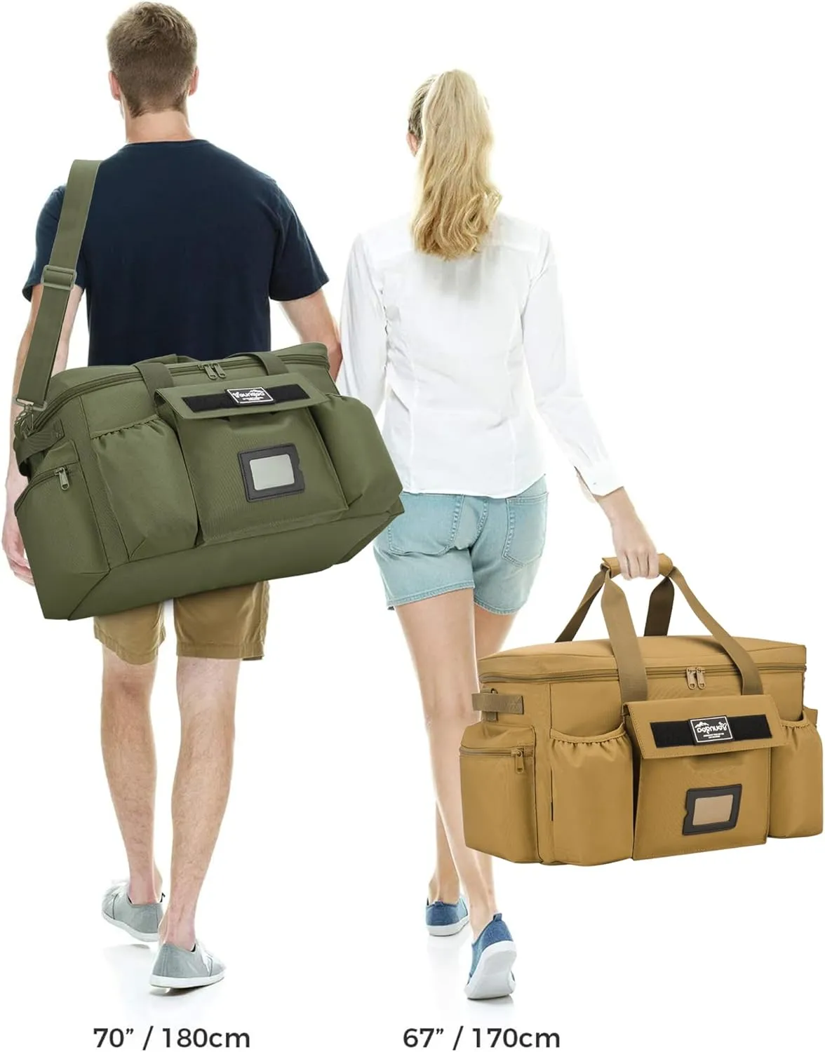 30L Large Soft Sided Cooler Bag, Insulated Collapsible Ice Chest for Camping, Beach, Leakproof