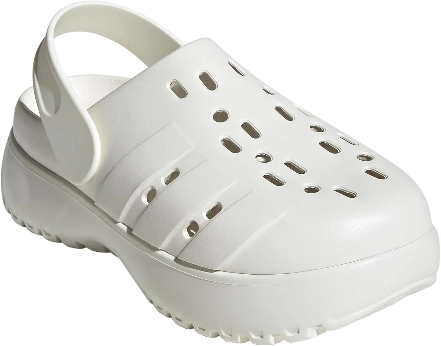 adidas Women's Adilette Clog Platform Slide Sandal