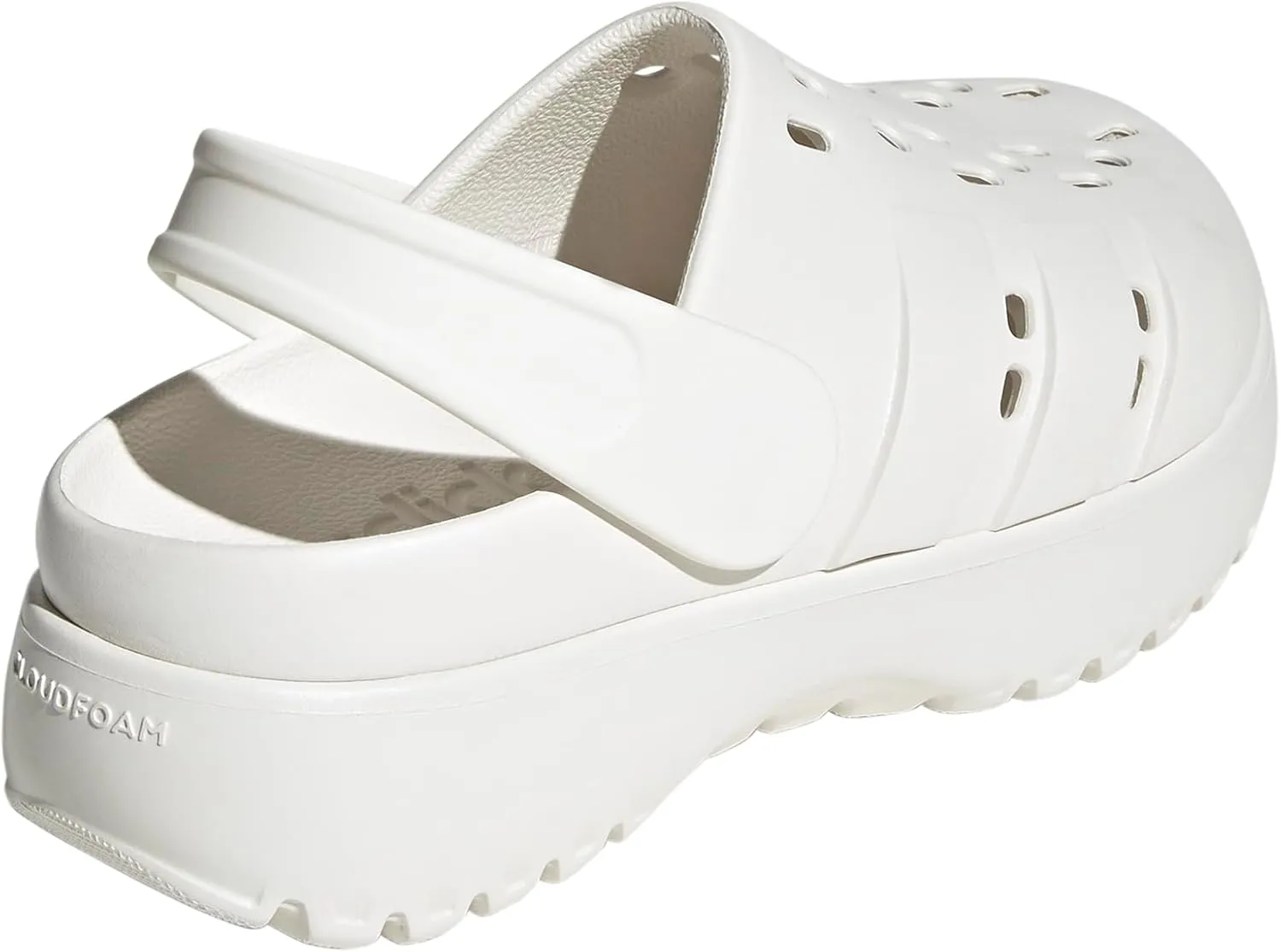 adidas Women's Adilette Clog Platform Slide Sandal