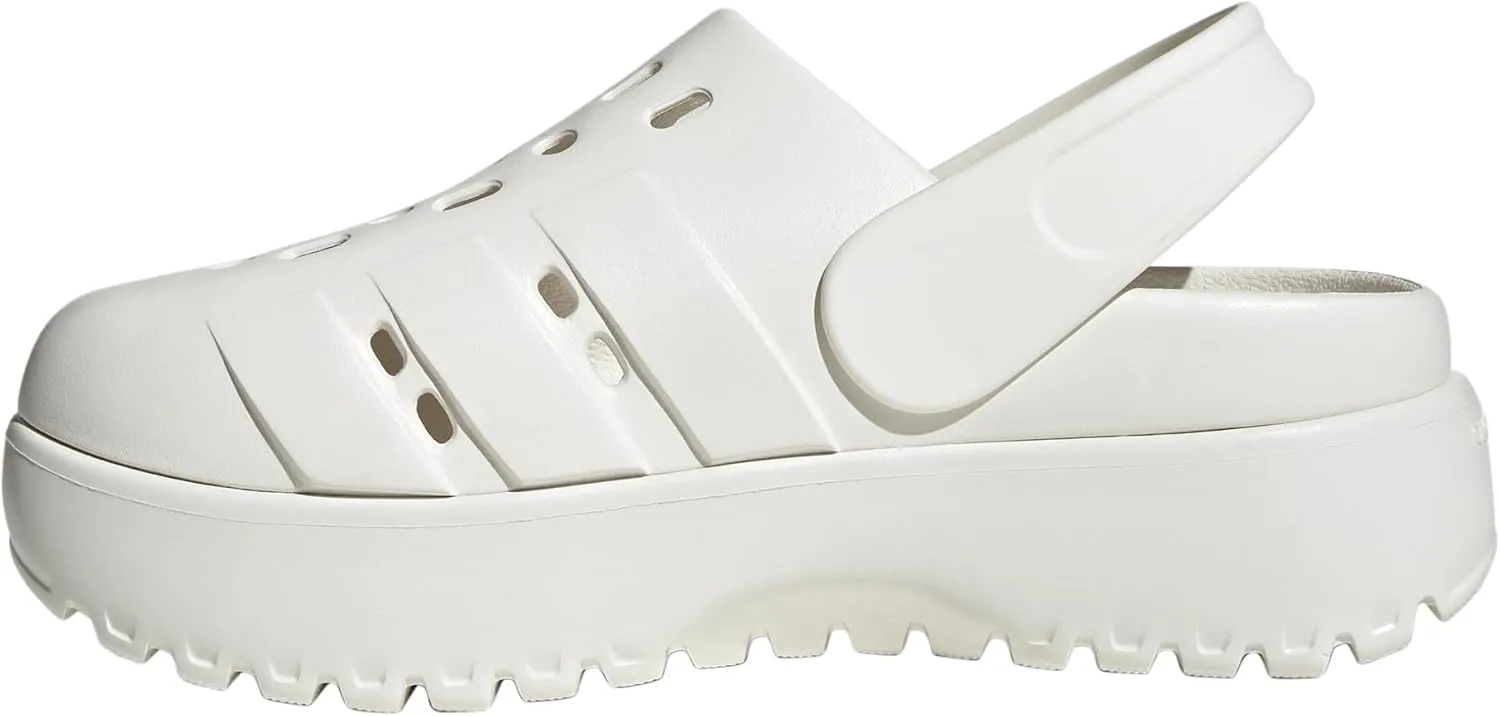 adidas Women's Adilette Clog Platform Slide Sandal