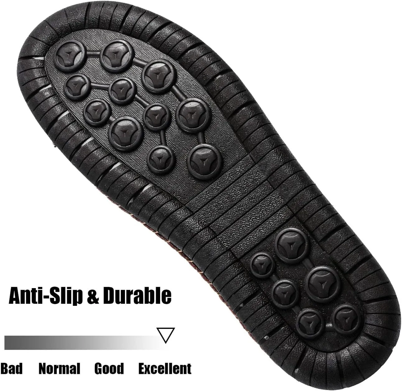 alcubieree Mens Casual Leather Shoes Ankle Chukka Boots Slip On Lightweight Loafers Mid top Walking Driving Shoes for Male