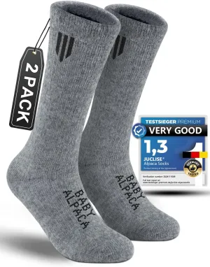 Alpaca Wool Heavyweight Thermal Boot Socks Hunting Hiking Working Thick Cold Weather Cushioned