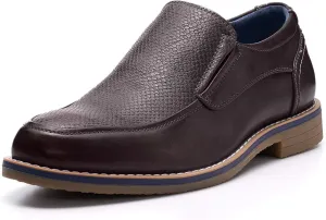 Alpine Swiss Carter Mens Slip On Loafers Snakeskin Dress Shoes