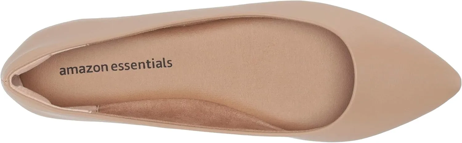 Amazon Essentials Women's Pointed-Toe Ballet Flat