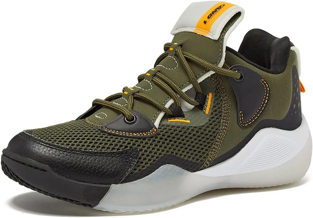 AND1 Girls & Boys Basketball Shoes Kids, Boys High Top Sneakers, Youth Size 1 to 7 Kids Basketball Shoes Boys