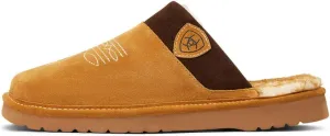 ARIAT Men's 2842 Silversmith Outdoor Indoor Western Suede Foam Cushioned Square Toe Slipper