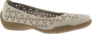 ARRAY Women's Jordan Cutout Comfort Flat with Rubber Sole