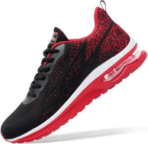 AUPERF Men's Running Shoes Lightweight Breathable Workout Footwear Walking Sports Tennis Sneaker