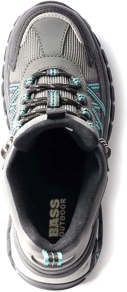 BASS OUTDOOR Women's Cushioned Insole Water Resistant Boot with Reflective Toe Hiking