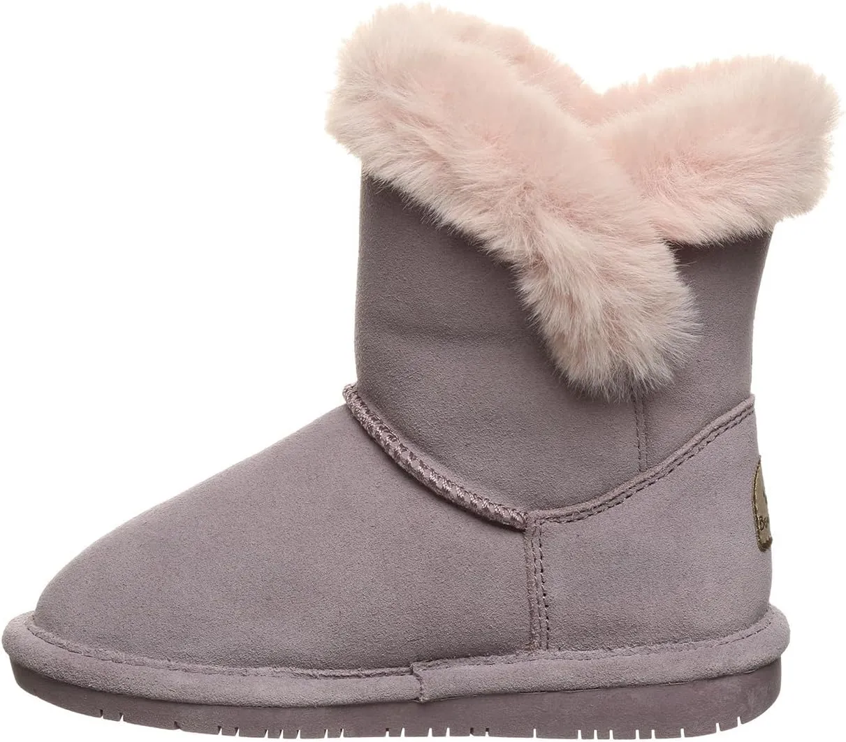 BEARPAW Betsey Youth Multiple Colors | Youth's Boot Classic Suede | Kid's Slip On Boot | Comfortable Winter Boot