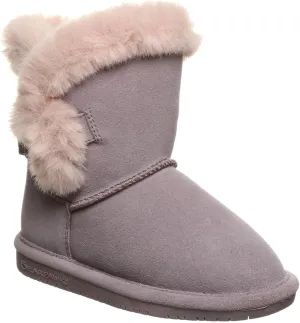 BEARPAW Betsey Youth Multiple Colors | Youth's Boot Classic Suede | Kid's Slip On Boot | Comfortable Winter Boot