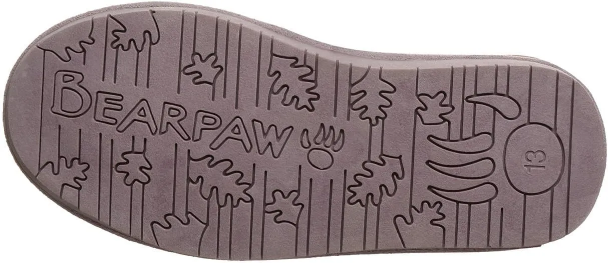 BEARPAW Betsey Youth Multiple Colors | Youth's Boot Classic Suede | Kid's Slip On Boot | Comfortable Winter Boot