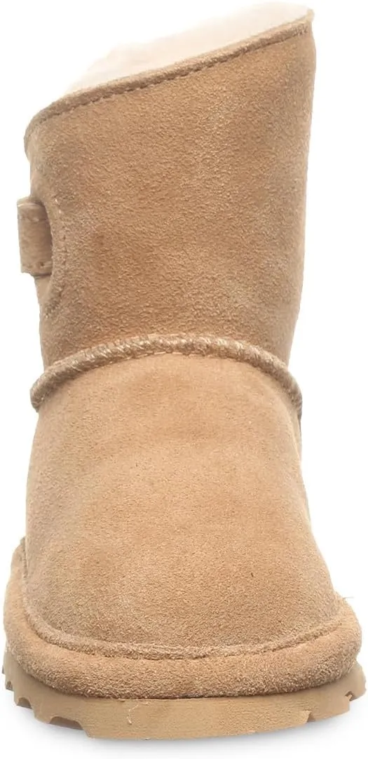 BEARPAW Isabelle Toddler | Toddler's Boot Classic Suede | Kid's Pull On Boot | Comfortable Winter Boot | Multiple Colors & Sizes