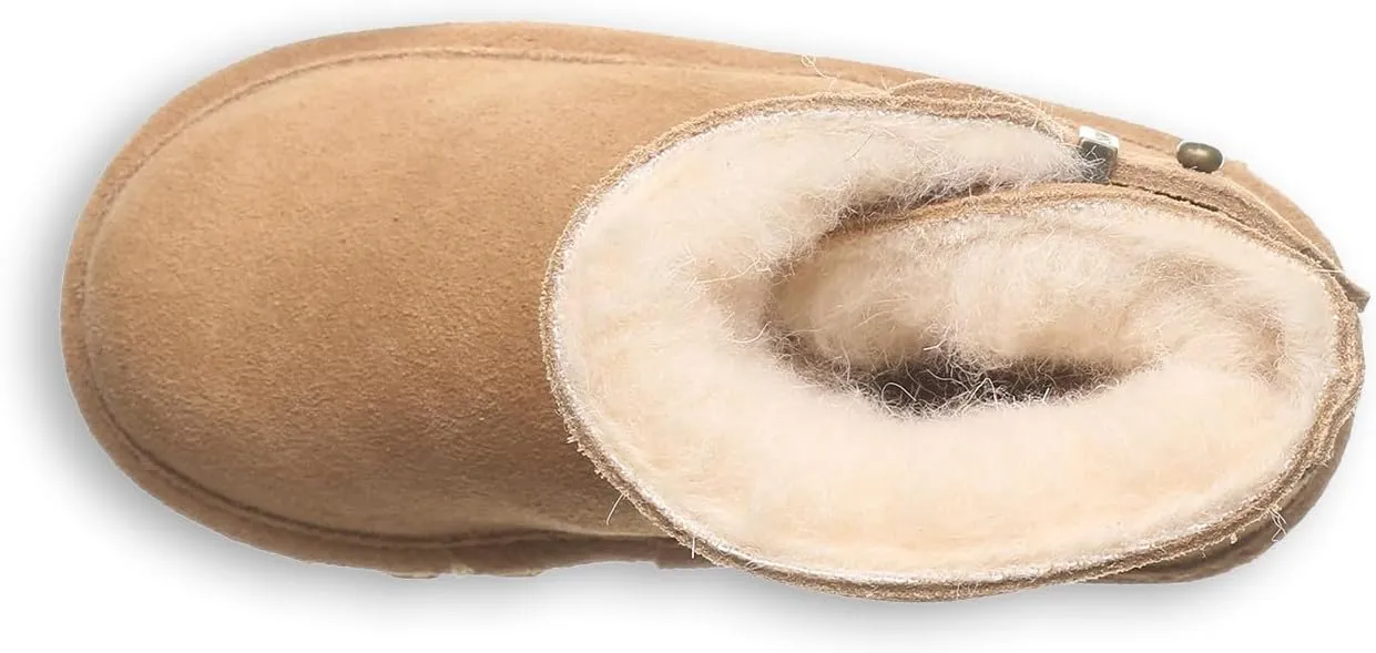 BEARPAW Isabelle Toddler | Toddler's Boot Classic Suede | Kid's Pull On Boot | Comfortable Winter Boot | Multiple Colors & Sizes