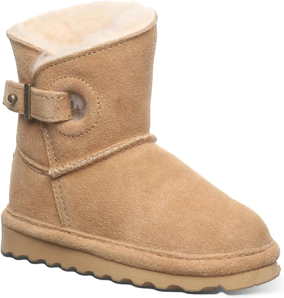BEARPAW Isabelle Toddler | Toddler's Boot Classic Suede | Kid's Pull On Boot | Comfortable Winter Boot | Multiple Colors & Sizes