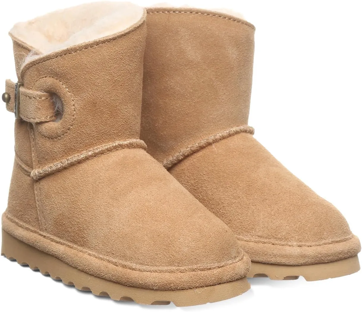 BEARPAW Isabelle Toddler | Toddler's Boot Classic Suede | Kid's Pull On Boot | Comfortable Winter Boot | Multiple Colors & Sizes