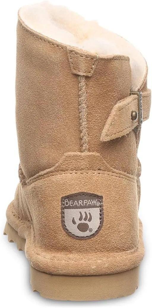 BEARPAW Isabelle Youth | Youth's Boot Classic Suede | Youth's Pull On Boot | Comfortable Winter Boot