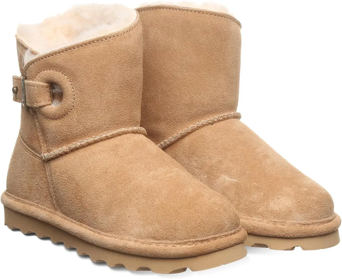 BEARPAW Isabelle Youth | Youth's Boot Classic Suede | Youth's Pull On Boot | Comfortable Winter Boot
