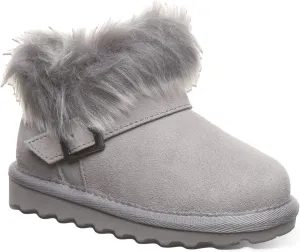 BEARPAW Jasmine Toddler | Toddler's Boot Classic Suede | Kid's Slip On Boot | Comfortable Winter Boot