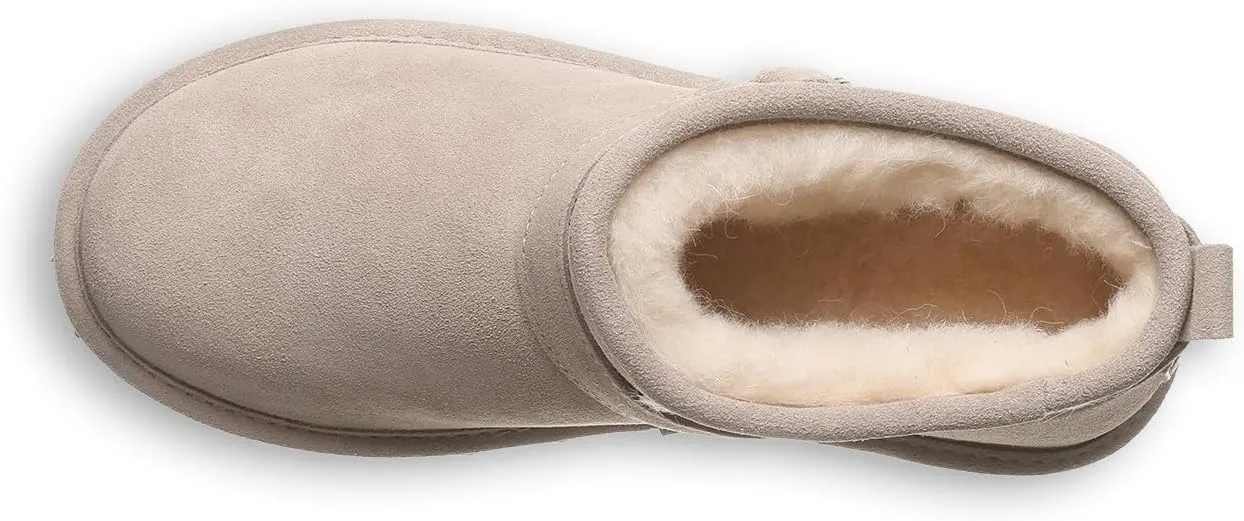 BEARPAW Women's Petite Boot Multiple Colors | Women's Ankle Boot | Women's Slip On Boot | Comfortable Winter Boot