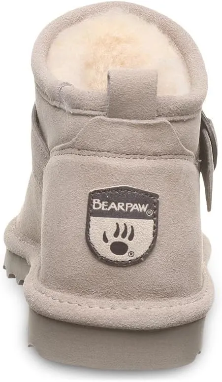 BEARPAW Women's Petite Boot Multiple Colors | Women's Ankle Boot | Women's Slip On Boot | Comfortable Winter Boot