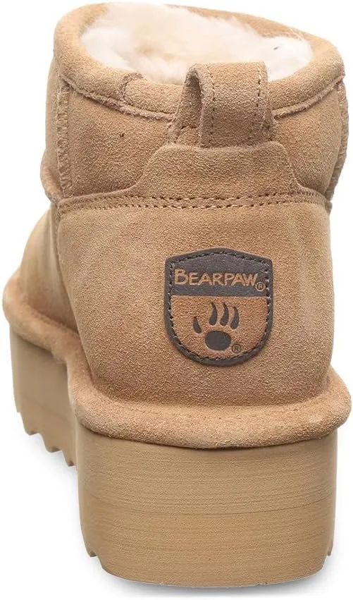 BEARPAW Women's Retro Shorty Boot | Women's Ankle Boot | Comfortable Winter Boot
