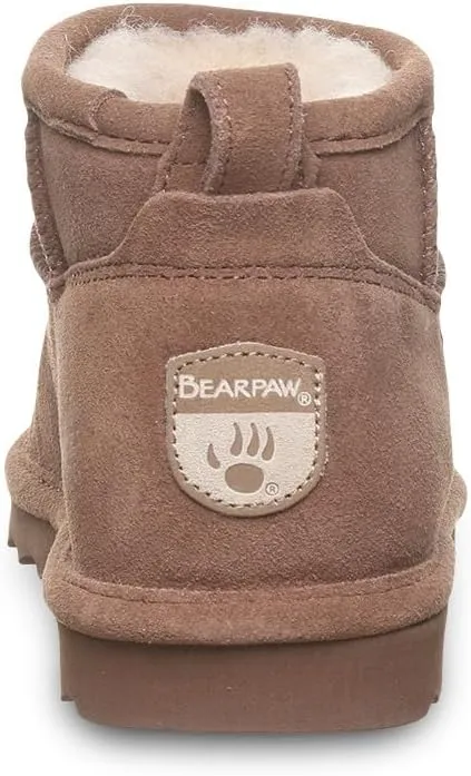 BEARPAW Women's Shorty Multiple Colors | Women's Ankle Boot | Women's Slip On Boot | Comfortable Winter Boot