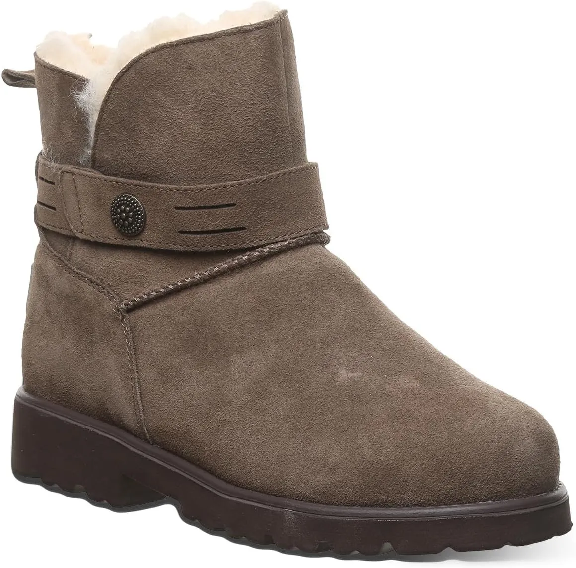 BEARPAW Women's Wellston Multiple Colors | Women's Boot Suede | Women's Slip On Boot | Comfortable Winter Boot