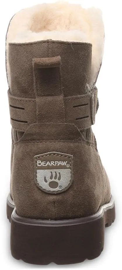 BEARPAW Women's Wellston Multiple Colors | Women's Boot Suede | Women's Slip On Boot | Comfortable Winter Boot
