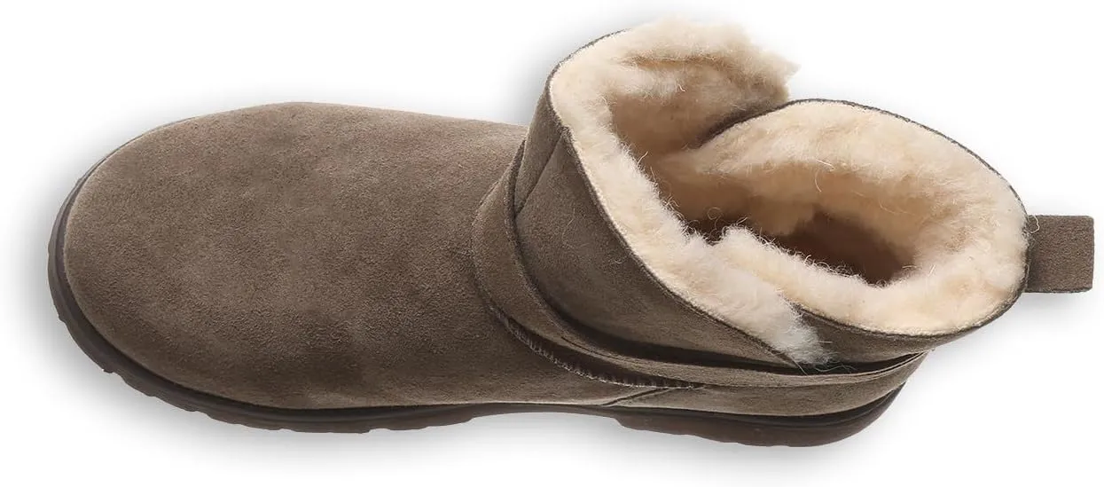 BEARPAW Women's Wellston Multiple Colors | Women's Boot Suede | Women's Slip On Boot | Comfortable Winter Boot