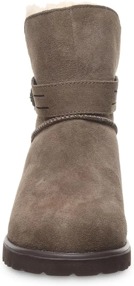 BEARPAW Women's Wellston Multiple Colors | Women's Boot Suede | Women's Slip On Boot | Comfortable Winter Boot