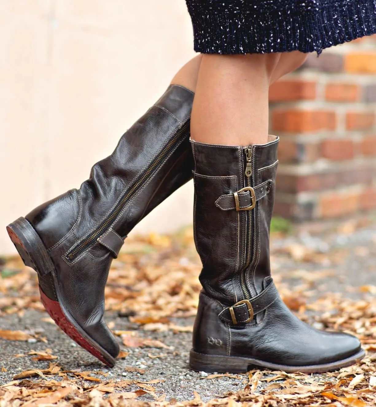 Bed:Stu Gogo Lug Wide Calf Women's Boot