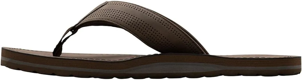 Ben Sherman Mens Newbridge Logo Flip Flops Casual Sandals Casual - Brown