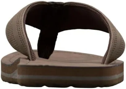 Ben Sherman Mens Newbridge Logo Flip Flops Casual Sandals Casual - Brown