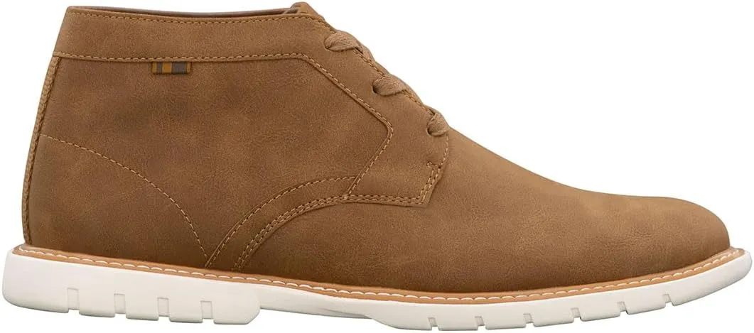 Ben Sherman Mens Whitby Round Toe Chukka Casual Boots - Brown