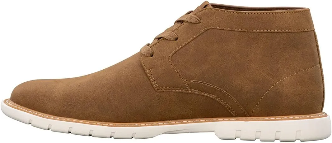 Ben Sherman Mens Whitby Round Toe Chukka Casual Boots - Brown