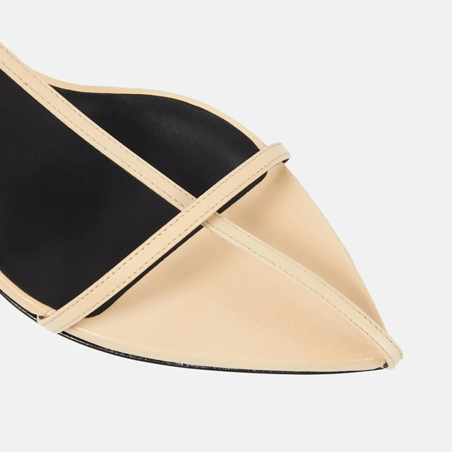 Black Flat Sandals for Women Adjustable Metallic Buckle Ankle Strap Slide Sandals Comfortable Pointed Open Toe Slip on Sandal