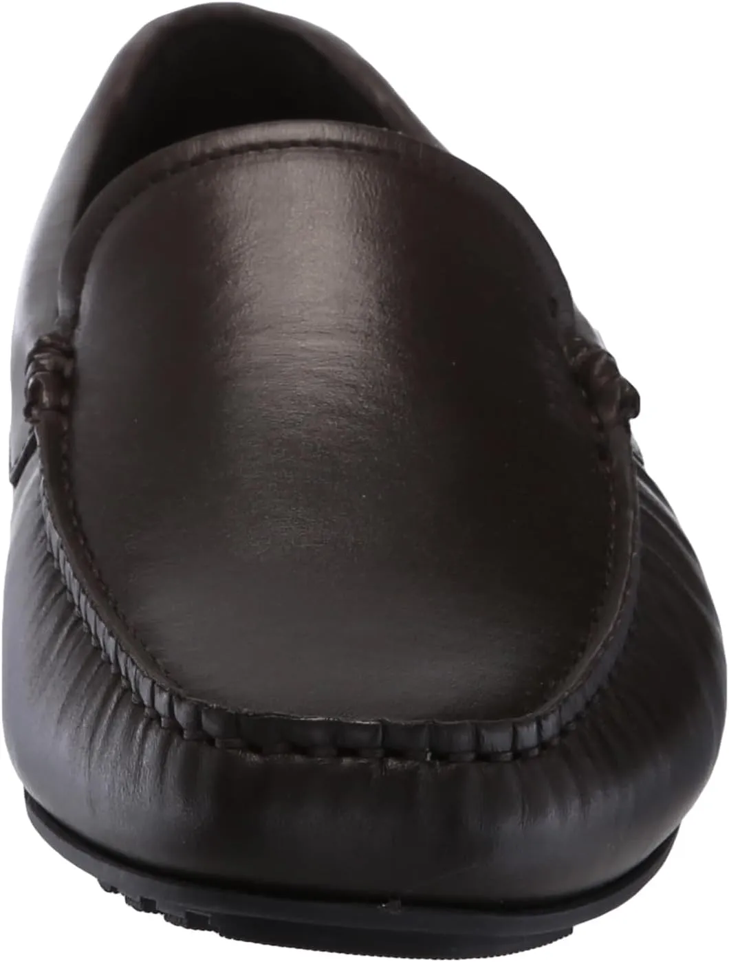 BOSS Men's Smooth Leather Slip on Drivers Loafer