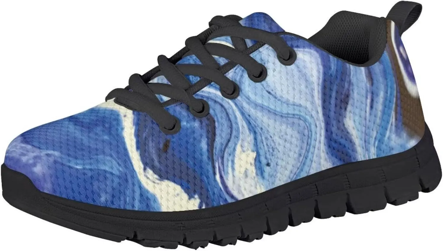 Boys Girls Shoes Non Slip Athletic Running Walking Kid Lightweight Lace Up Sneaker Breathable Mesh Upper Sport Shoe