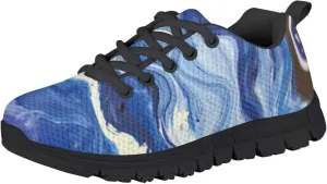Boys Girls Shoes Non Slip Athletic Running Walking Kid Lightweight Lace Up Sneaker Breathable Mesh Upper Sport Shoe
