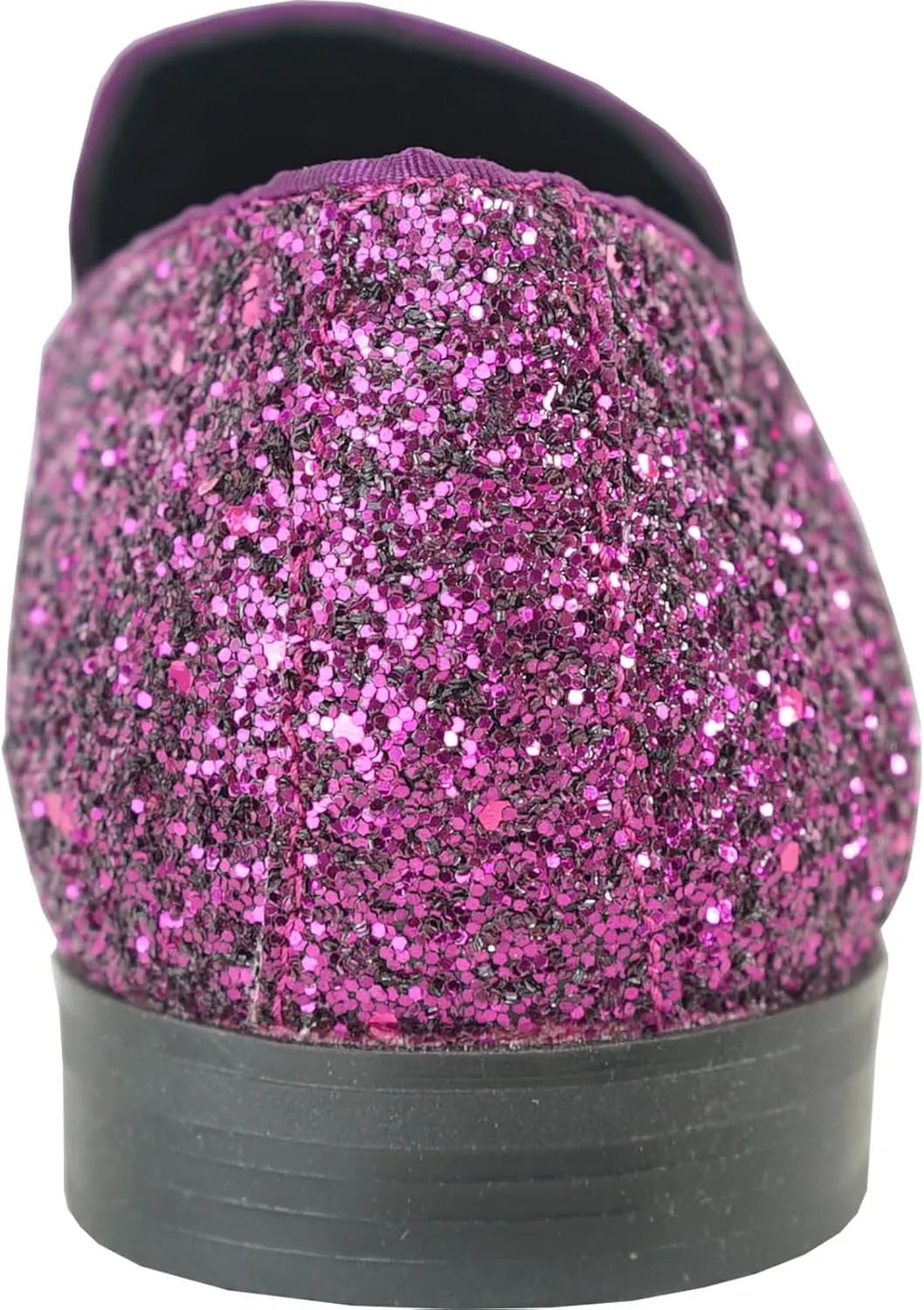bravo! Men Dress Shoe Prom Slip-on Loafer Lace-up Oxford Cap Toe Metallic Glitter for Wedding Prom Black Blue Green Gold Pink Pewter Purple Silver Red