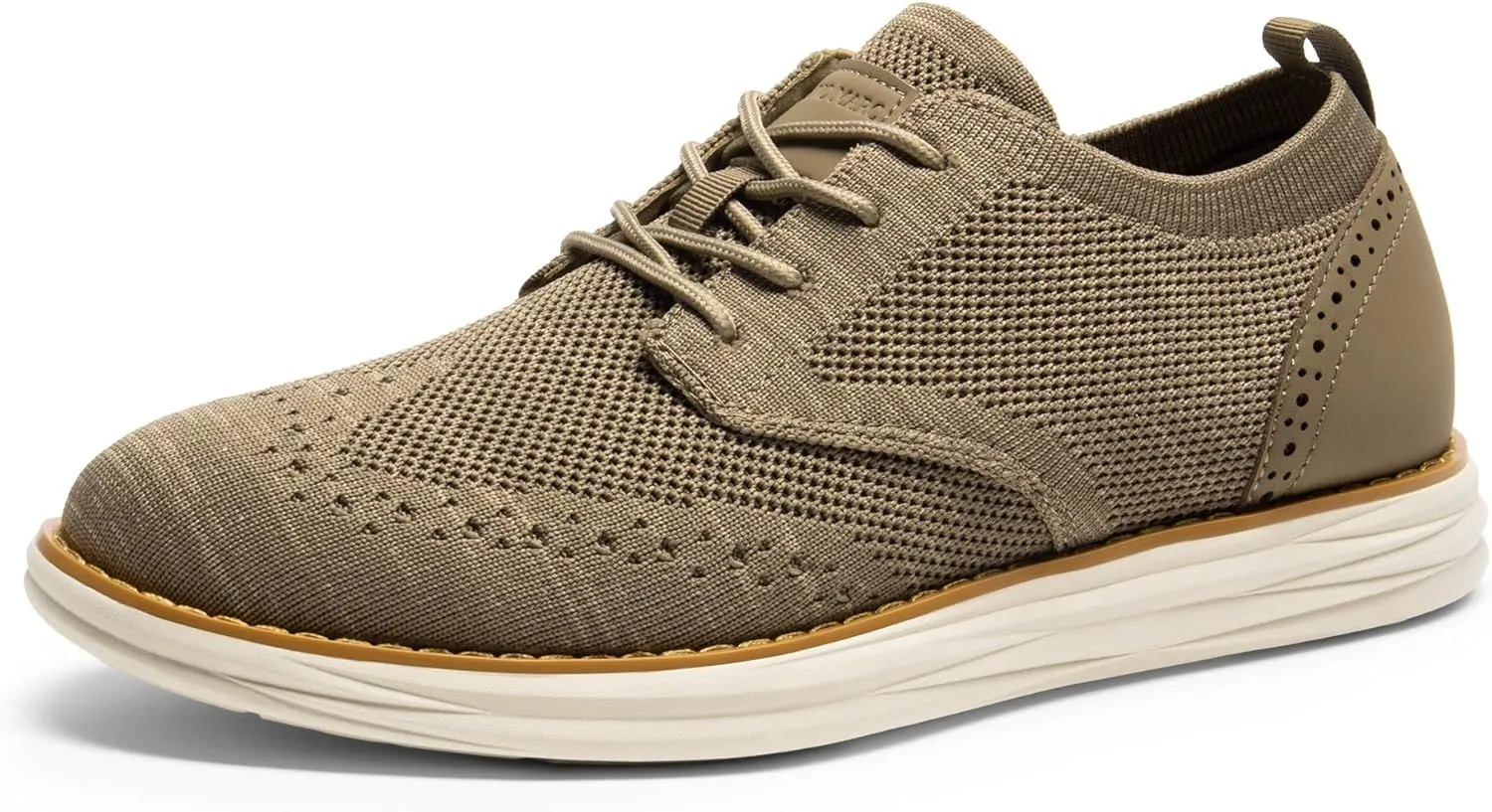 Bruno Marc Men's KnitFlex SmartCraft Mesh Oxfords Sneakers Casual Dress Lace-Up Lightweight Walking Shoes