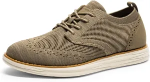 Bruno Marc Men's KnitFlex SmartCraft Mesh Oxfords Sneakers Casual Dress Lace-Up Lightweight Walking Shoes