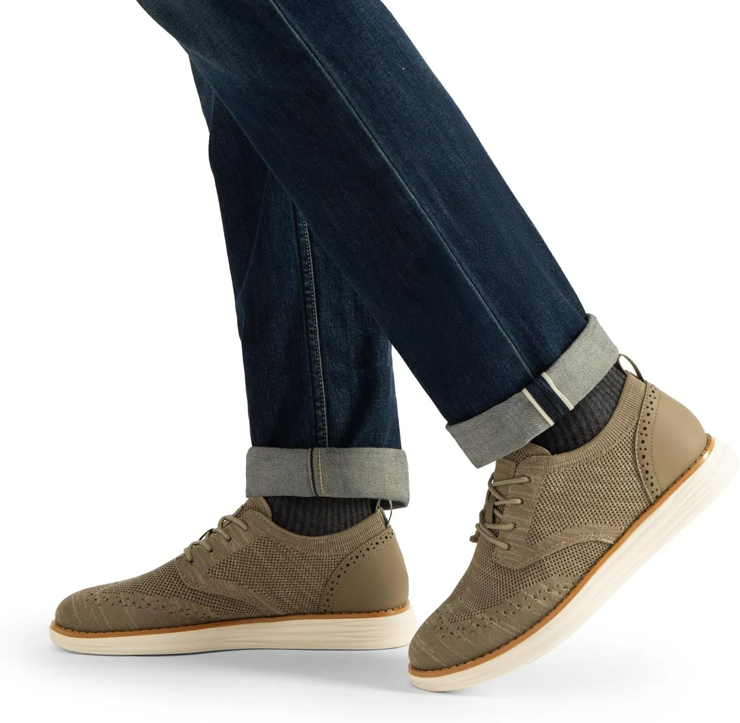Bruno Marc Men's KnitFlex SmartCraft Mesh Oxfords Sneakers Casual Dress Lace-Up Lightweight Walking Shoes