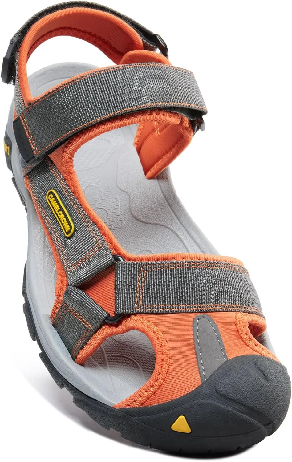 CAMEL CROWN Men's Waterproof Hiking Sandals Closed Toe Water Sandals Athletic Sport Sandals for Summer Outdoor Beach Wading Boat