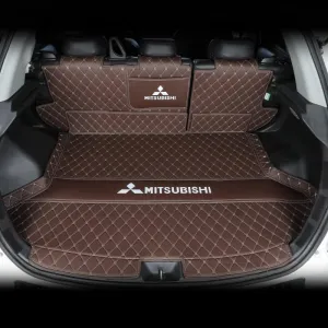 Car Boot Liner Protector for Mitsubishi Outlander EX 2010 2011 2012, Resistant Easy to Install Premium Car Accessory,B Brown