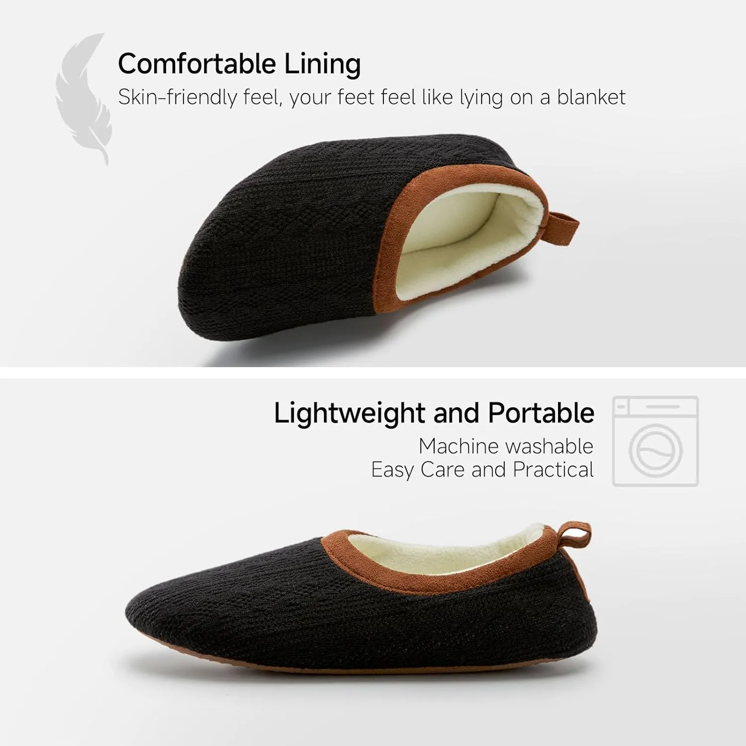 Chantomoo Womens Slippers Soft Sole Indoor Memory Foam Loafer Slippers