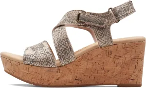 Clarks Women's Rose Way Wedge Sandal